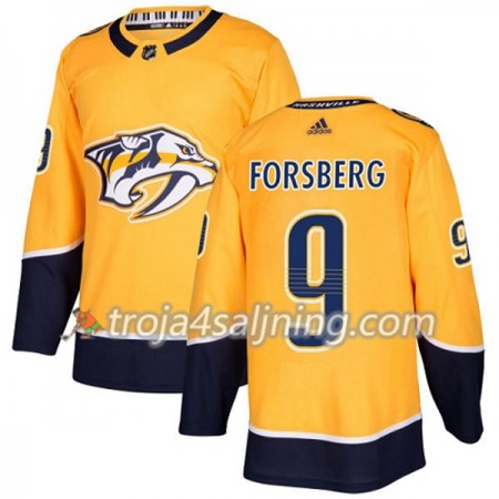 Nashville Predators tröja Filip Forsberg 9 Adidas 2017-2018 Guld Authentic - NHL Tröjor Herr Nashville Predators tröja Filip Forsberg 9 Adidas 2017-2018 Guld Authentic - NHL Tröjor Herr